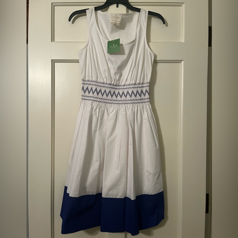 Kate Spade NWT size XS dress with embroidered waist